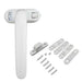 1Set Durable Metal Doors Lock Handle Sliding Window Handles Security Hasp for Home Hardware Left/Right Adjustable|Window Handles