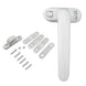 1Set Durable Metal Doors Lock Handle Sliding Window Handles Security Hasp for Home Hardware Left/Right Adjustable|Window Handles