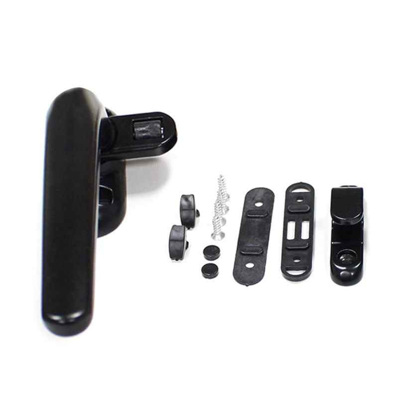 1Set Durable Metal Doors Lock Handle Sliding Window Handles Security Hasp for Home Hardware Left/Right Adjustable|Window Handles
