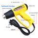 2000W 220V EU Industrial Electric Hot Air Gun Thermoregulator Heat Guns LCD Display Shrink Wrapping Thermal power tool|heat gun lcd|heat gunheat shrink gun - Frontier General Hardware