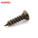 200PCS NAIERDI 2x6/8/10mm Screws Bronze Tone M2 Flat Round Head Fit Hinges Countersunk Self Tapping Screws Wood Hardware Tool|self-tapping screws|screw woodscrew screw