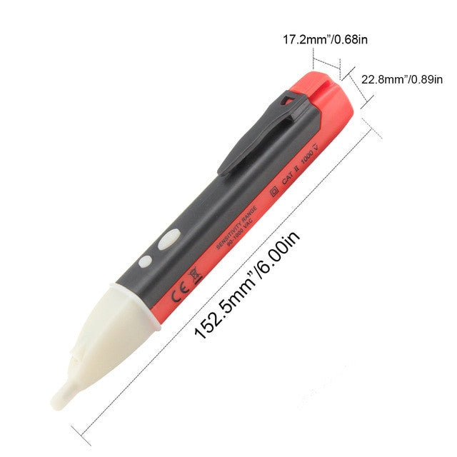 Digital 90 1000V 12 1000V AC Voltage Non Contact Meter Volt Current Electric Pencil Tester - Frontier General Hardware