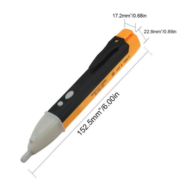 Digital 90 1000V 12 1000V AC Voltage Non Contact Meter Volt Current Electric Pencil Tester - Frontier General Hardware