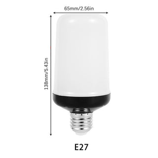 E27 LED Flame Light Bulbs With 4 Modes Flame Effect Lighting Simulation Fire Lights For Garden Decor AC 85 265V Frontier General Hardware