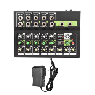 10 Channel Digital Audio Mixer With Reverb And 48V Phantom Power For Recording DJ Live Karaoke Frontier General Hardware
