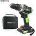 21V Screwdriver cordless Electric Drill Mini Wireless Power Drill Lithium Ion Battery Screwdriver Power Tools 3/8 In Chuck|Electric Drills