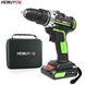 21V Screwdriver cordless Electric Drill Mini Wireless Power Drill Lithium Ion Battery Screwdriver Power Tools 3/8 In Chuck|Electric Drills