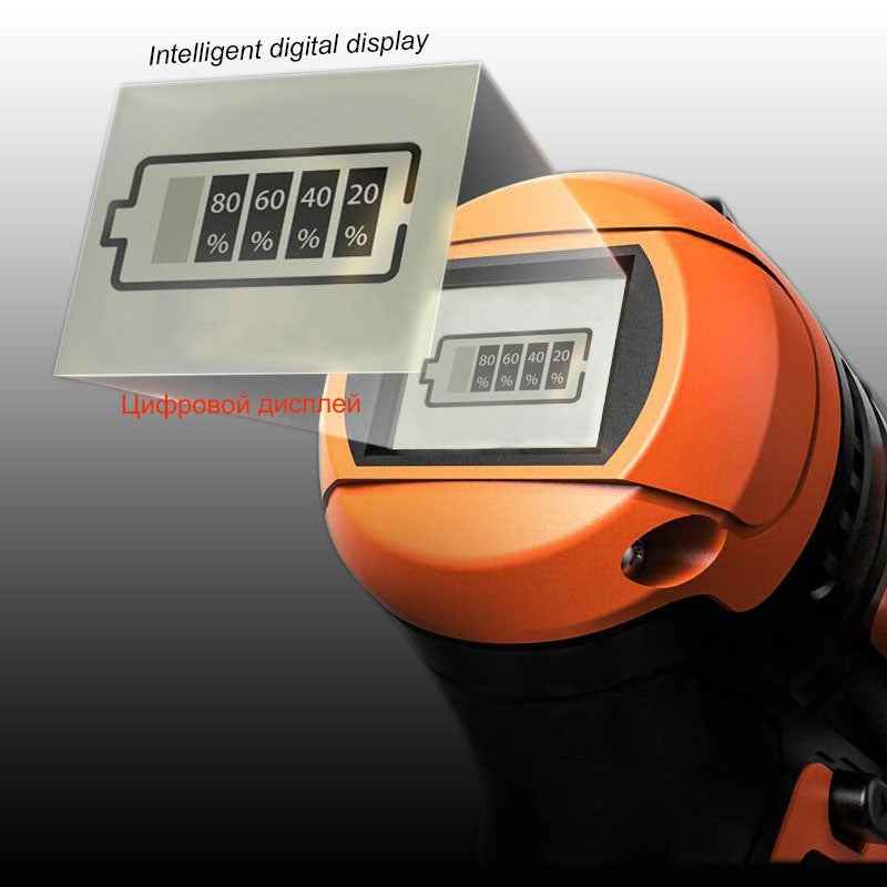 21V Screwdriver cordless Electric Drill Mini Wireless Power Drill Lithium Ion Battery Screwdriver Power Tools 3/8 In Chuck|Electric Drills