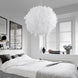 220V Modern Pendant Ceiling Lamp Feather Ceiling Droplight Bedroom Study Room Decoration Creative Chandelier Hanging Lamp|Pendant Lights| - Frontier General Hardware