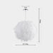 220V Modern Pendant Ceiling Lamp Feather Ceiling Droplight Bedroom Study Room Decoration Creative Chandelier Hanging Lamp|Pendant Lights| - Frontier General Hardware