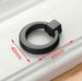 KAK American Style Black Cabinet Handles Solid Aluminum Alloy Kitchen Cupboard Pulls Drawer Knobs Furniture Handle Hardware|Cabinet Pulls