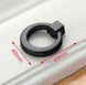 KAK American Style Black Cabinet Handles Solid Aluminum Alloy Kitchen Cupboard Pulls Drawer Knobs Furniture Handle Hardware|Cabinet Pulls