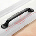 KAK American Style Black Cabinet Handles Solid Aluminum Alloy Kitchen Cupboard Pulls Drawer Knobs Furniture Handle Hardware|Cabinet Pulls