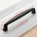 KAK American Style Black Cabinet Handles Solid Aluminum Alloy Kitchen Cupboard Pulls Drawer Knobs Furniture Handle Hardware|Cabinet Pulls - Frontier General Hardware