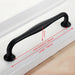 KAK American Style Black Cabinet Handles Solid Aluminum Alloy Kitchen Cupboard Pulls Drawer Knobs Furniture Handle Hardware|Cabinet Pulls - Frontier General Hardware