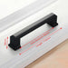 KAK American Style Black Cabinet Handles Solid Aluminum Alloy Kitchen Cupboard Pulls Drawer Knobs Furniture Handle Hardware|Cabinet Pulls - Frontier General Hardware