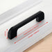 KAK American Style Black Cabinet Handles Solid Aluminum Alloy Kitchen Cupboard Pulls Drawer Knobs Furniture Handle Hardware|Cabinet Pulls - Frontier General Hardware