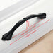KAK American Style Black Cabinet Handles Solid Aluminum Alloy Kitchen Cupboard Pulls Drawer Knobs Furniture Handle Hardware|Cabinet Pulls - Frontier General Hardware