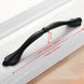 KAK American Style Black Cabinet Handles Solid Aluminum Alloy Kitchen Cupboard Pulls Drawer Knobs Furniture Handle Hardware|Cabinet Pulls - Frontier General Hardware