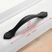 KAK American Style Black Cabinet Handles Solid Aluminum Alloy Kitchen Cupboard Pulls Drawer Knobs Furniture Handle Hardware|Cabinet Pulls - Frontier General Hardware