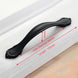 KAK American Style Black Cabinet Handles Solid Aluminum Alloy Kitchen Cupboard Pulls Drawer Knobs Furniture Handle Hardware|Cabinet Pulls - Frontier General Hardware