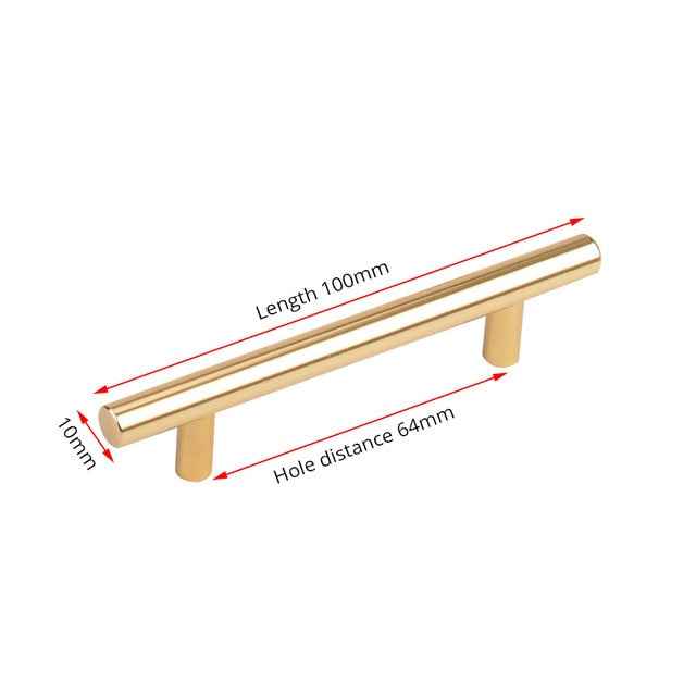 NAIERDI Brushed Black Gold Kitchen Door Handles Stainless Steel Straight Cupboard Handles Knobs Cabinet Pull Furniture Handle|Cabinet Pulls