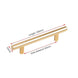 NAIERDI Brushed Black Gold Kitchen Door Handles Stainless Steel Straight Cupboard Handles Knobs Cabinet Pull Furniture Handle|Cabinet Pulls