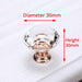 KAK 30mm Diamond Shape Crystal Glass Knobs and Handles Dresser Drawer Knobs Kitchen Cabinet Handles Furniture Handle Hardware|Cabinet Pulls