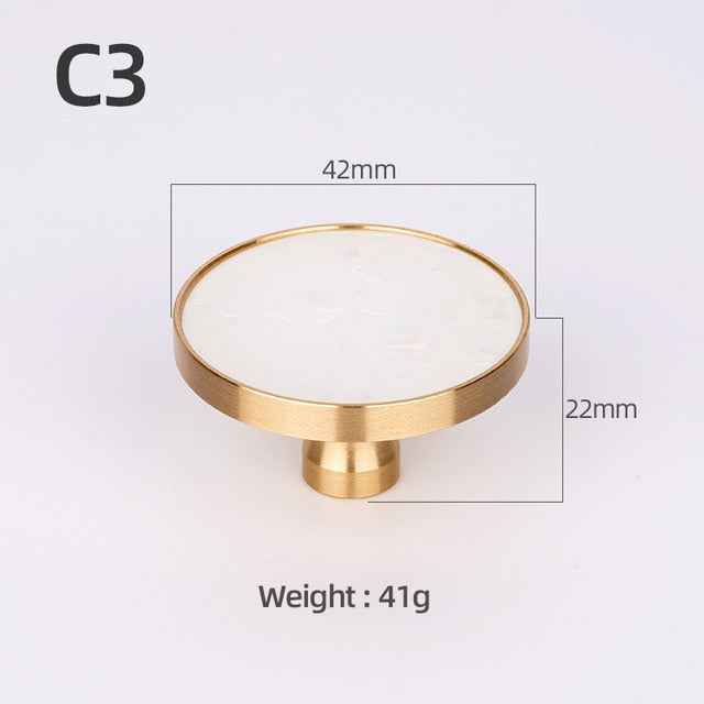 Brass Furniture Handles Elegant Door Knobs and Handles for Cabinet Kitchen Cupboard Drawer Pulls Wall Hanging Hooks Shell Resin|Cabinet Pulls