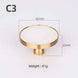 Brass Furniture Handles Elegant Door Knobs and Handles for Cabinet Kitchen Cupboard Drawer Pulls Wall Hanging Hooks Shell Resin|Cabinet Pulls