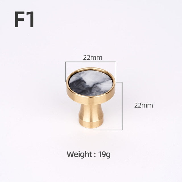 Brass Furniture Handles Elegant Door Knobs and Handles for Cabinet Kitchen Cupboard Drawer Pulls Wall Hanging Hooks Shell Resin|Cabinet Pulls - Frontier General Hardware
