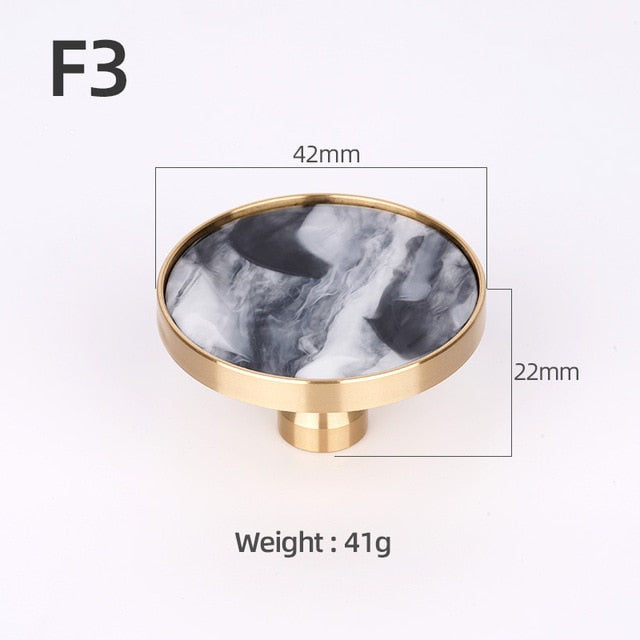 Brass Furniture Handles Elegant Door Knobs and Handles for Cabinet Kitchen Cupboard Drawer Pulls Wall Hanging Hooks Shell Resin|Cabinet Pulls - Frontier General Hardware