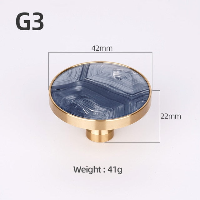 Brass Furniture Handles Elegant Door Knobs and Handles for Cabinet Kitchen Cupboard Drawer Pulls Wall Hanging Hooks Shell Resin|Cabinet Pulls - Frontier General Hardware