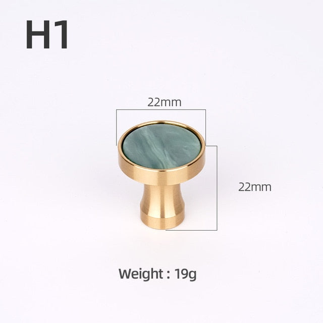 Brass Furniture Handles Elegant Door Knobs and Handles for Cabinet Kitchen Cupboard Drawer Pulls Wall Hanging Hooks Shell Resin|Cabinet Pulls - Frontier General Hardware