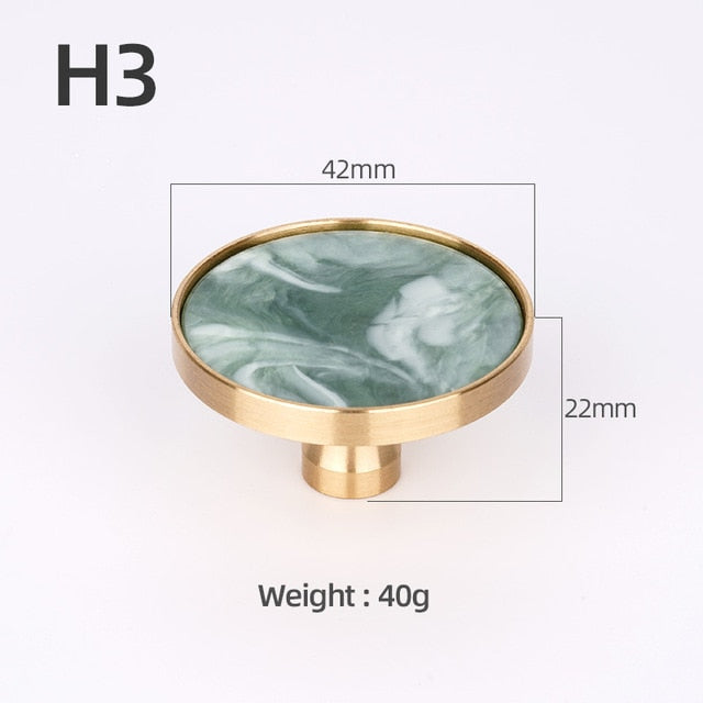 Brass Furniture Handles Elegant Door Knobs and Handles for Cabinet Kitchen Cupboard Drawer Pulls Wall Hanging Hooks Shell Resin|Cabinet Pulls - Frontier General Hardware