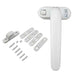 1Set Durable Metal Doors Lock Handle Sliding Window Handles Security Hasp for Home Hardware Left/Right Adjustable|Window Handles