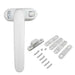 1Set Durable Metal Doors Lock Handle Sliding Window Handles Security Hasp for Home Hardware Left/Right Adjustable|Window Handles