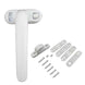 1Set Durable Metal Doors Lock Handle Sliding Window Handles Security Hasp for Home Hardware Left/Right Adjustable|Window Handles