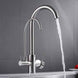Deck Mounted Black Kitchen Faucets Pull Out Hot Cold Water Filter Tap for Kitchen Three Ways Sink Mixer Kitchen Faucet ELK9139B|Kitchen Faucets