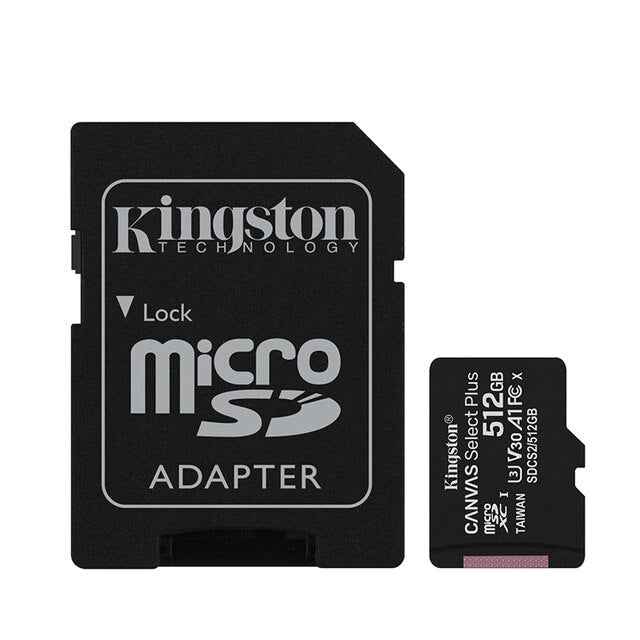 Kingston Micro SD Card 16GB 32GB 64GB 128GB 256GB Memory Card Class 10 SDHC UHS I U1 80MB/s C10 TF Card 8G C4 for Smartphones|card usd|card magic trick revealedcard factory christmas cards