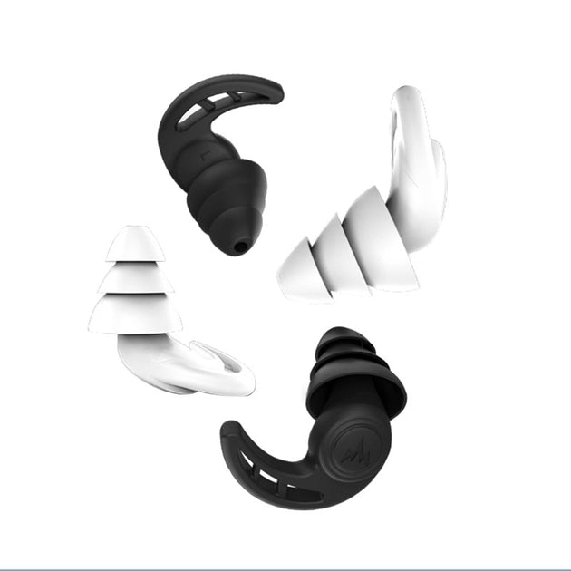 2 Pack 3 Layer Soft Silicone Ear Plugs Tapered Sleep Noise Reduction Ear Protection For Restful Sleep Frontier General Hardware