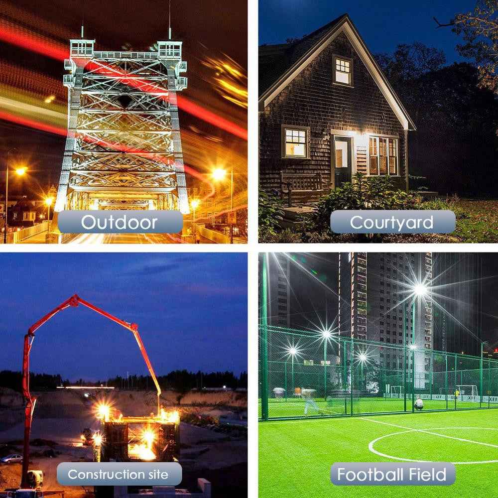 2pcs LED Flood Light 50W Outdoor Wall Reflector Lamp Street Garden Floodlight Waterproof IP65 Spotlight Lighting AC 220V 240V|Floodlights