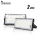 2pcs LED Flood Light 50W Outdoor Wall Reflector Lamp Street Garden Floodlight Waterproof IP65 Spotlight Lighting AC 220V 240V|Floodlights