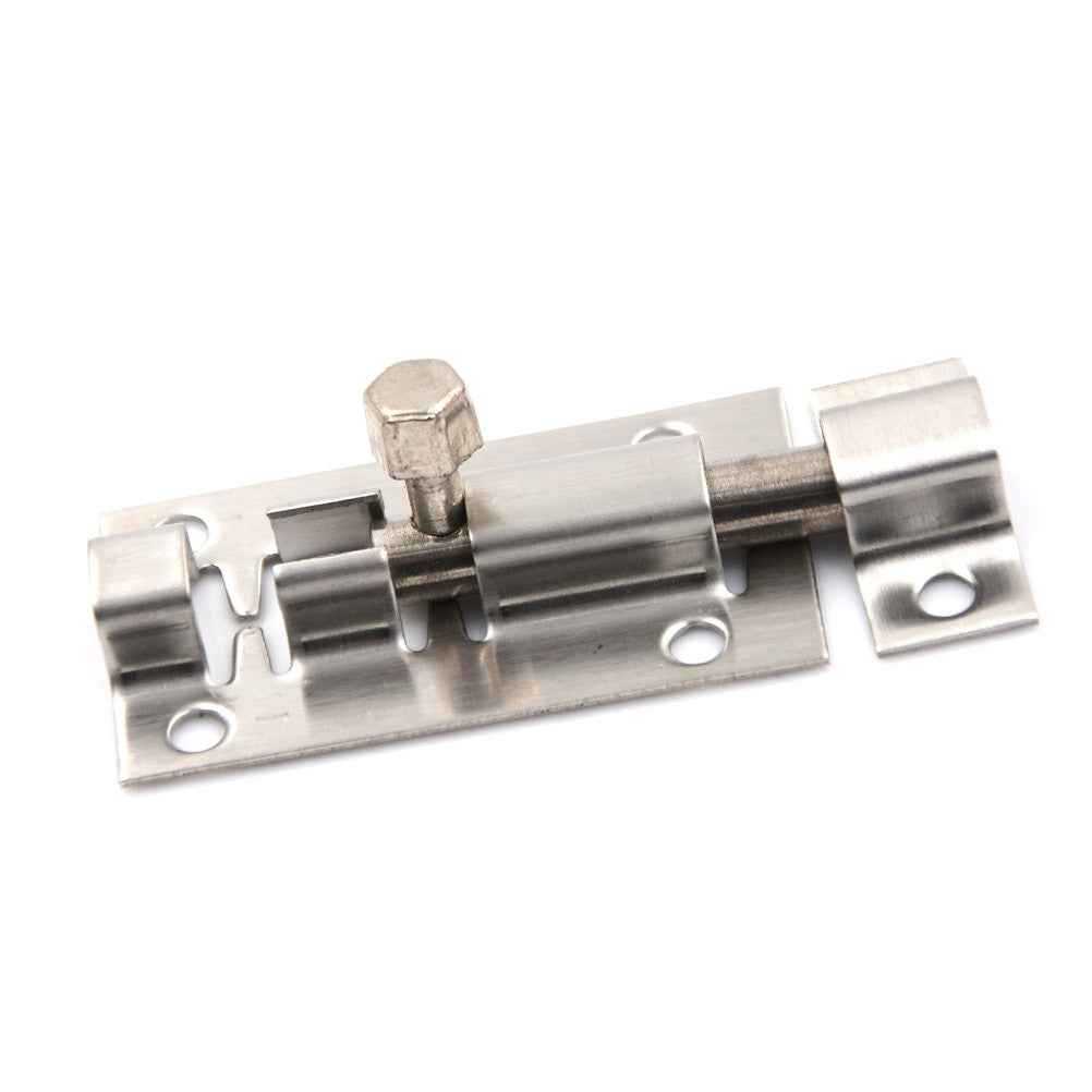 2pcs/lot 2 Inch Length Stainless Steel Door Latch Sliding Lock Barrel Bolt Silver Door Latch Bolts|door latch bolt|latch boltbarrel bolt
