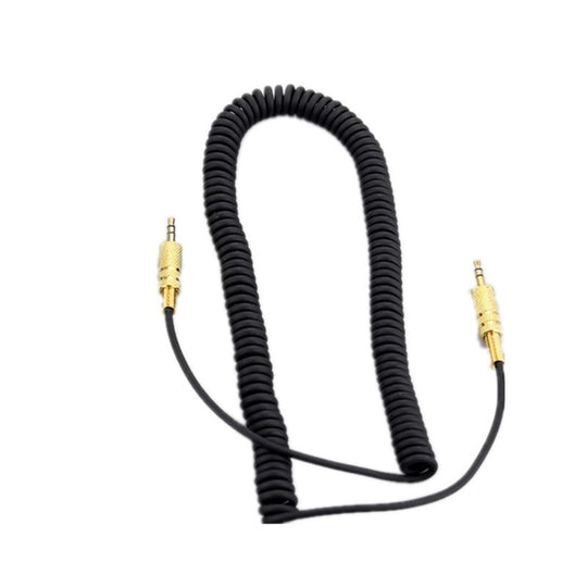 3.5mm Coiled AUX Cable Gold Plated Stereo Audio Connector For Marshall Woburn Wireless Bluetooth Speaker Frontier General Hardware