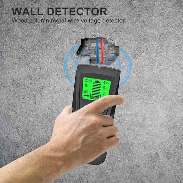 3 in 1 Metal Detector Finder Wood Studs Detector AC Voltage Live Wire Detect Wall Scanner Wall Detector|Industrial Metal Detectors