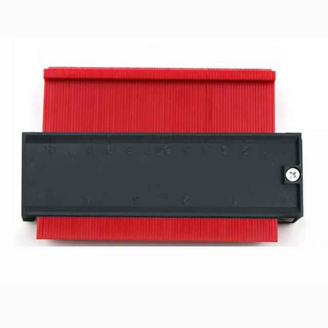 FGHGF Plastic Gauge Contour Profile Copy Gauge Duplicator Standard 5 Width Wood Marking Tool Tiling Laminate Tiles General Tools|Gauges