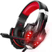 KOTION EACH Gaming Headset Casque Deep Bass Stereo Game Headphone with Microphone LED Light for PS4 Phone Laptop PC Gamer|Phone Earphones & Headphones