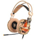 SADES USB 7.1 Stereo wired gaming headphones game headset over ear with mic Voice control for laptop computer gamer|Phone Earphones & Headphones