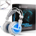 SADES USB 7.1 Stereo wired gaming headphones game headset over ear with mic Voice control for laptop computer gamer|Phone Earphones & Headphones